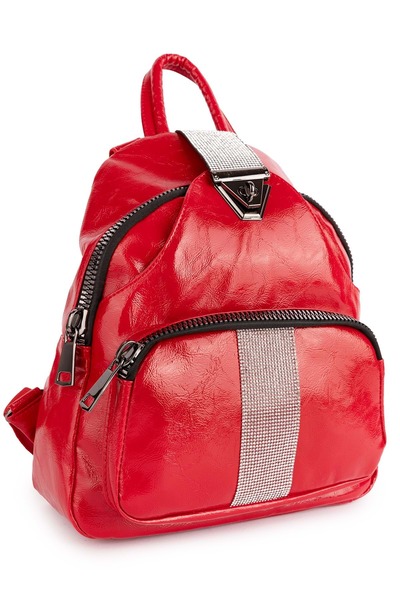 Gondol Rucsac zilnic pentru femei cu detaliu în piatră - Ald.1250