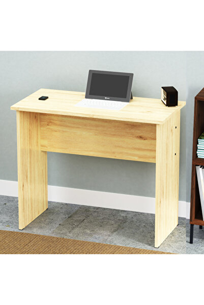 Mahmayi Modern MP1 Study Table, Executive Desk 90x45 with Black BS02 Desktop Socket