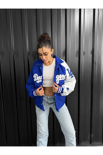 İLKCET MODA Μπουφάν Dodgers Oversize Unisex Bomber