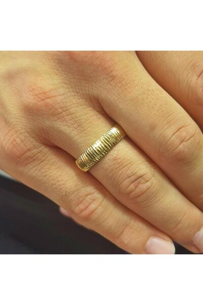 Altınköşe Erkek Şeritli Altın Alyans