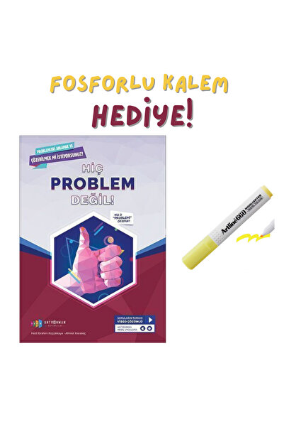 Antreman Yayınları HİÇ PROBLEM DEĞİL - FOSFORLU KALEM HEDİYELİ