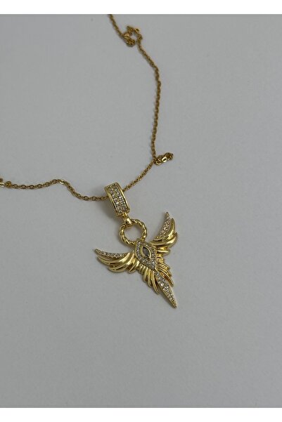 KİLİGİSTANBUL ÇELİK BEYAZ ZİRKON TAŞLI KOLYE