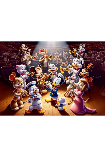 Art Puzzle Art Children's Concert Time 200 Piece Puzzle
