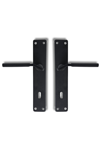 bersayapı Azra Aynalı Elisa Ayna Oda Kapı Kolu Siyah 1 takım (Montaj vidaları dahildir.)