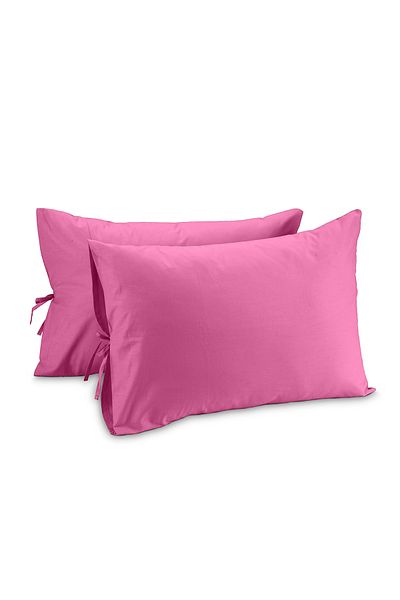 Sabia Organic 100% Cotton 50X60 cm Lace up Pillow Case Set 62 Strings (155 Tc)