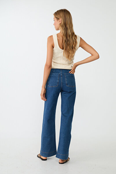 Stradivarius D77 Minimalist jeans with pockets