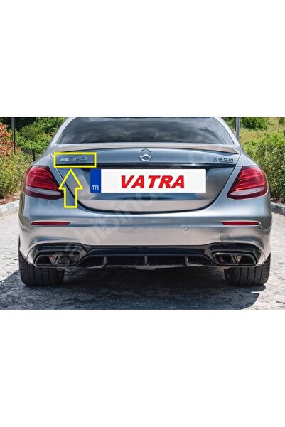 EDEXPORT E63S Uyumlu E63S ve AMG Krom Bagaj Yazısı 3M 3D ABS_