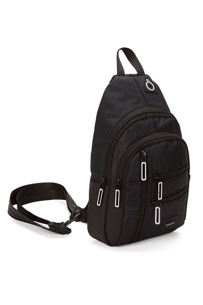 Newish Unisex Crossbody Casual and Sports Bag with USB Output - Waist and Shoulder Headphones