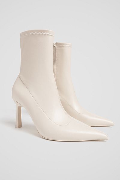 Stradivarius Stiletto heel stretch ankle boots