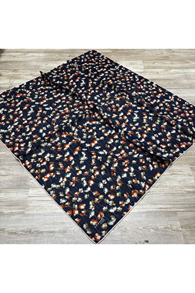 Ebruli وشاح بامبو ناعم مخيط يدويًا بتصميم خاص