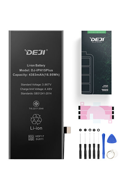 Deji iPhone 15 Plus Uyumlu Mucize Batarya Deji - Orijinal mAh Kapasite