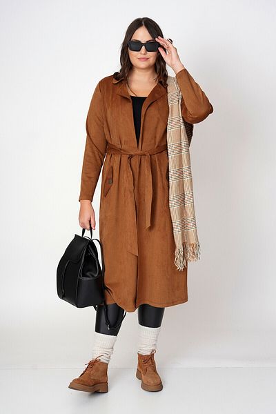 Büyük Moda ΣΟΥΕΤ TRENCH JEAT