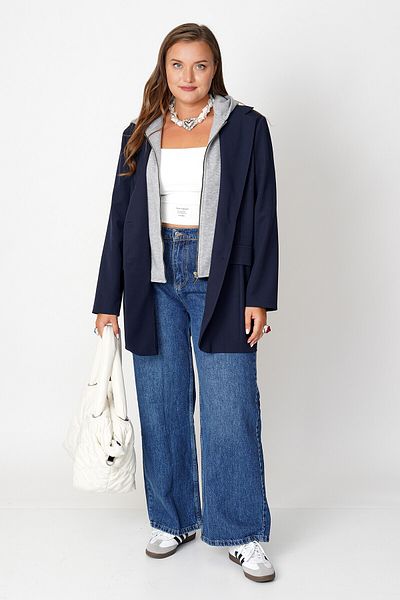 Büyük Moda Hooded and Cardigan Blazer