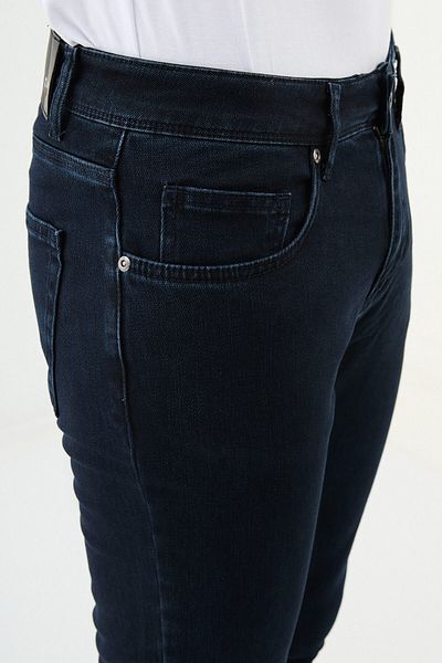 Mcr Straight Super Slim Fit Men's Jeans Blue-Black - 33015.24K
