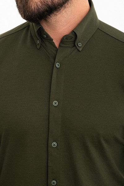 Mcr Plain Slim Fit Men's Shirt Khaki - 37844.23K