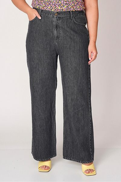 Büyük Moda High Waist Straight Cut Jeans