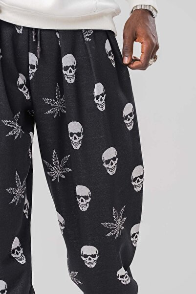 go gang own Mari Elastic Waist and Leg Pleated Baggy Shalwar