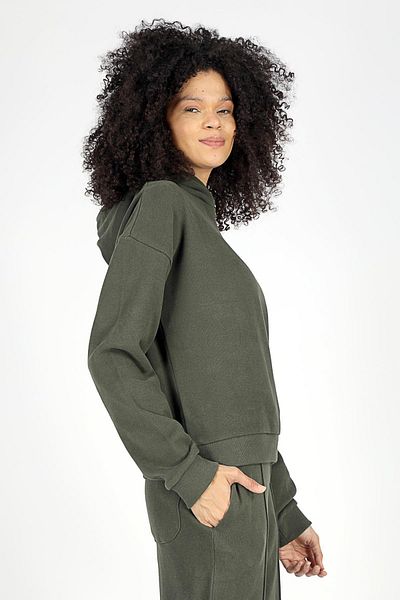Lee Cooper Hooded Sweatshirt Khaki Laney Women's Shoes