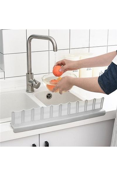 Minerva Buffer ®   Suction Cup Rubber - Waterproof Kitchen & Bathroom Barrier, Sink Edge Holder Set