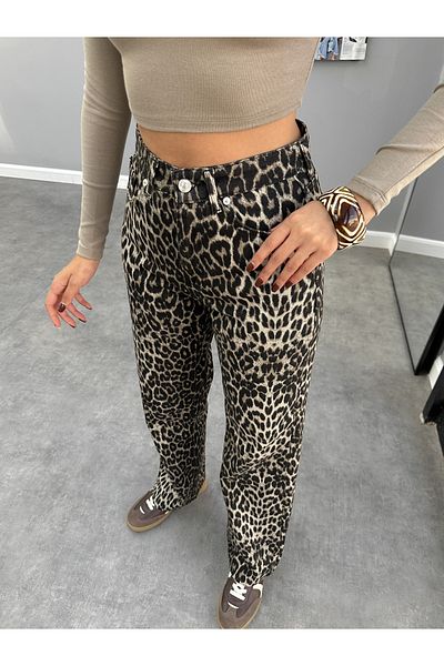 ESRAHELVACI Leo Pattern Straight Orj Jean