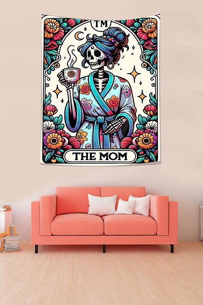 on the clouds All-Matched Mothers Maternity Is Holy Stain-Proof Fabric Wall Cloth Wall Carpet Tapestry