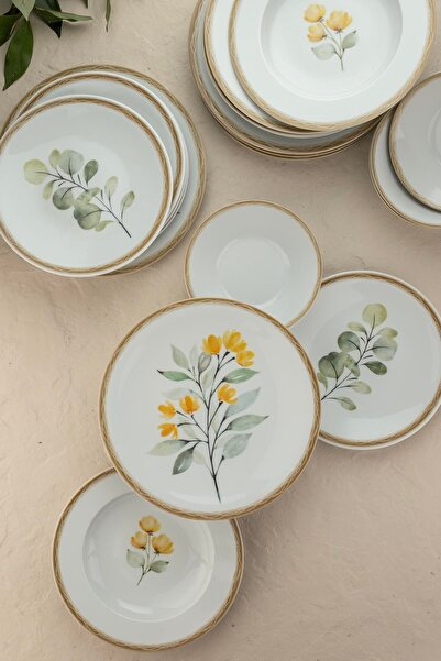 Kütahya Porselen Zeugma 24 Parça 6 Kişilik Yemek Takımı 885697