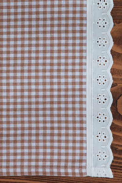 cotton maison Пътека с фестончета, ретро, ​​40x110 см