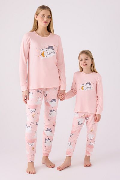 Rolypoly Mother-Girl Pajamas Set, Supreme Textured (Price Separately)