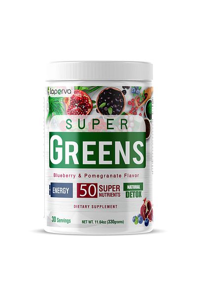 Laperva Super Greens, Blueberry & Pomegranate, 330 Gm