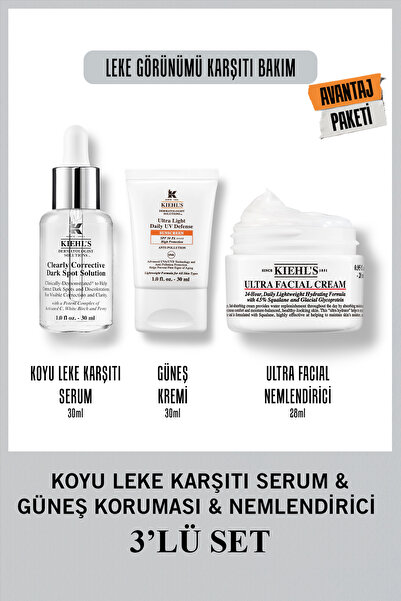 Kiehl's Cillteki Koyu Leke Karşıtı Serum 30ml Güneş Koruması 30ml Nemlendiric...