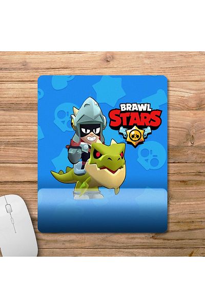 Pixxa لوحة ماوس مع دعم المعصم من Brawl Stars Draco موديل 1 - مستطيلة