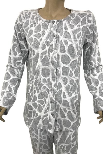 Tuba 9276- Women's Front Winter Outdoor Pajamas Set