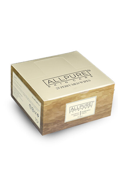 ALLPURE Kolonyalı Mendil (25'li Karışık Paket - Hijyen Her An Yanınızda)