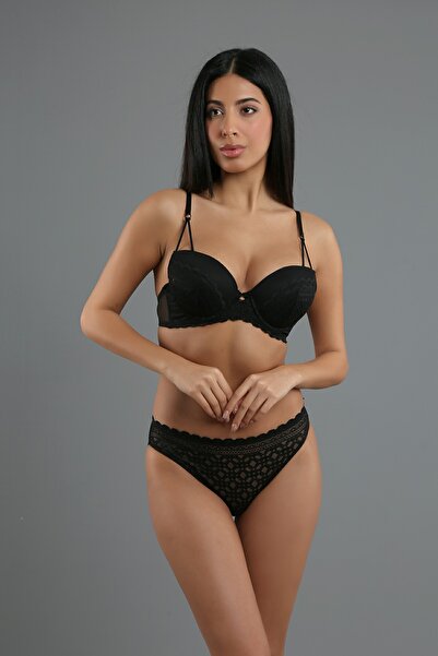 NEWBRA LINGERIE Women's B Cup Padded Bra Panty Set, 334158