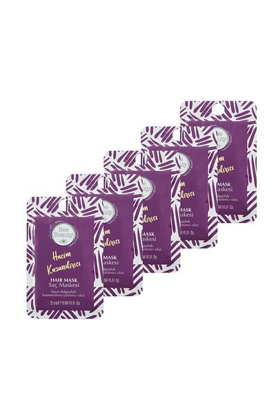 Bee Beauty Volume Making Hair Mask 25 ml X 5 Pieces