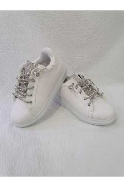 Özgür Kids TAŞLI BAĞCIK KIZ ÇOCUK SPOR AYAKKABI.