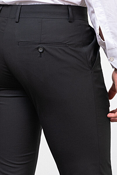 Mcr Straight Super Slim Fit Men's Trousers Black - 38213.23K