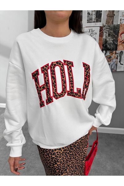 ESRAHELVACI Three Thread Raised Hola Sweatshirt