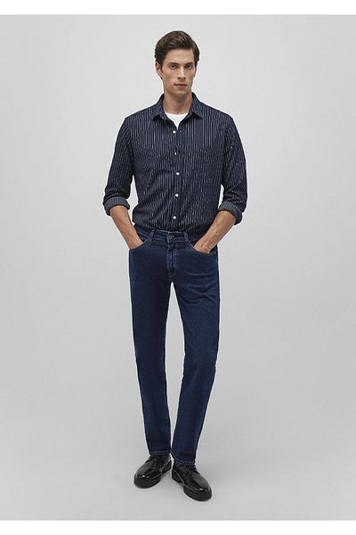 Mavi Cămașă tricotată Slim Fit / Slim Fit 0211248 -86623