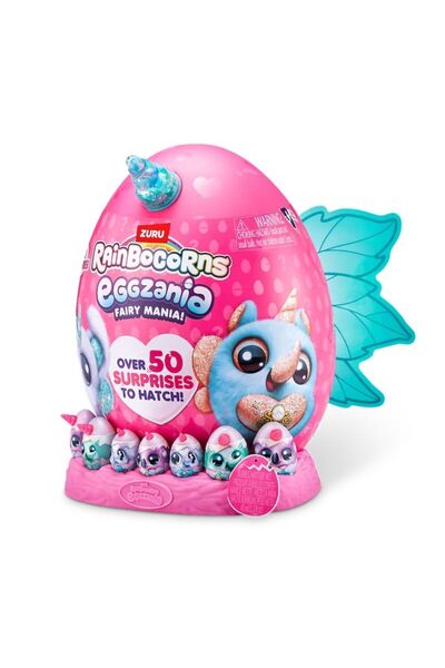 Rainbocorns Eggzania Fairy Peluş Sürpriz Paket Mavi Kanat 92106