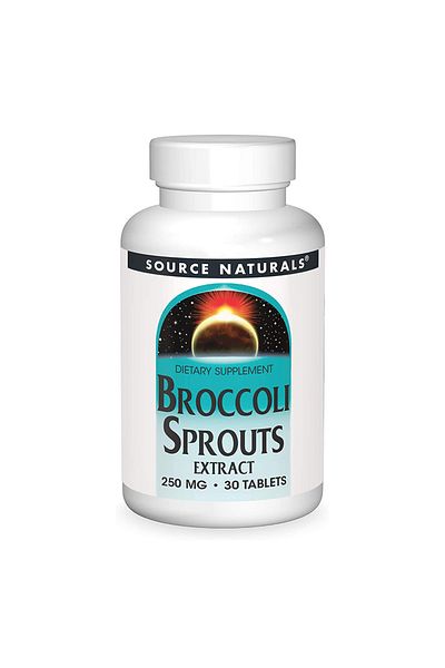 source naturals Broccoli Sprouts Extract, 250 mg, 30 Tablets