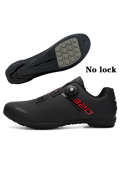 Choice 43 Black Professional Cycling Shoes Outsole Knob Buckle Shoes MTB Wome...