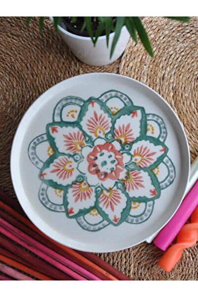 M'art Home طقم كيك بوهو شيك 19 سم مكون من 6 قطع