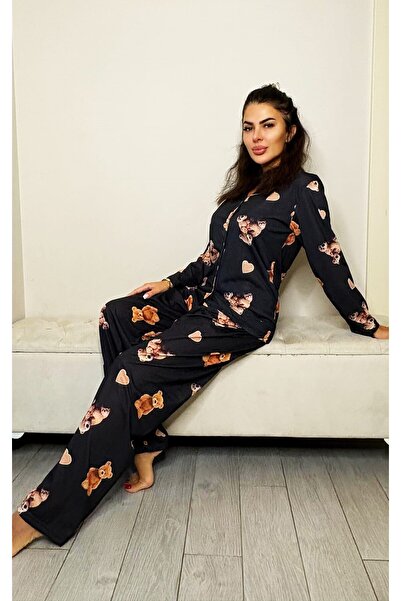 Miss Cute and Teddy Bear Pajama Set