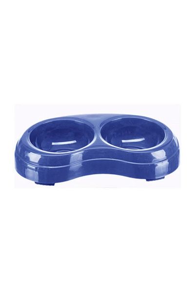Pawise Plastic Double Food Container 2X200 ml