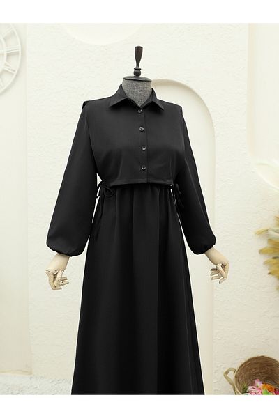 Modamorfo Hemd-Detail-Kleid-Set
