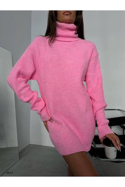 LB Laluna Butik Γυναικείο πλεκτό πουλόβερ με ζιβάγκο