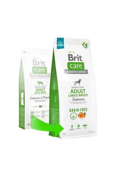 Brit Care Skin Coat Large Breed Hypoalerjenik Tahılsız Somonlu Büyük Irk Yetişkin Köpek Maması 12 kg