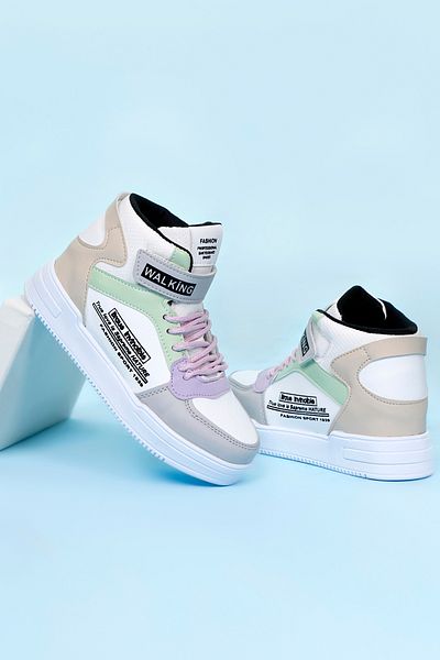 lord's ayakkabı Unisex Kids Sneakers - Comfortable, Flexible and Laced Orthopedic Sports Shoes
