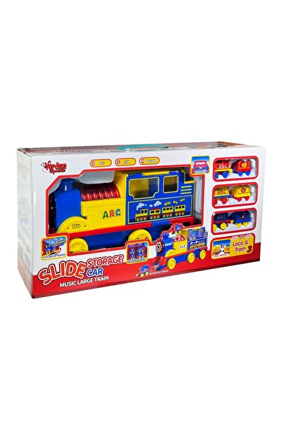 scntoys Eğitici İnteraktif Oyuncak Tren Oyuncak Pilli Işıklı Sesli Müzikli Ta...